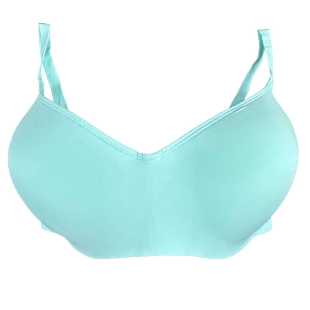 Kindly Yours Blue Tint Sustainable Wireless T-Shirt Bra XXXL 38 Band Plus Size